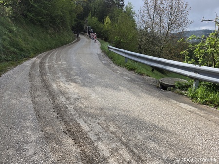 Sanacija cestišča Kamnik – Palovče – Vranja Peč (5)